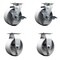 Service Caster Tool Box Caster Wheel Set 5'' Semi Steel Cast Iron Swivel Casters, 4PK TOOL-SCC-20S520-SSR-TLB-2-R-2 - alternate 1
